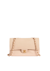 MEDIUM CLASSIC PURE DOUBLE FLAP BAG CAVIAR