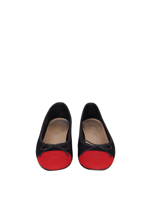 CC CAP TOE BALLET FLATS 34.5