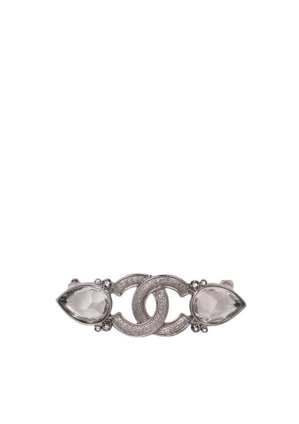CC CRYSTAL BROOCH