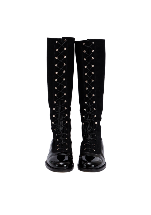 CC LACE UP BOOTS 35