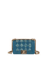 SMALL DENIM BOY BAG