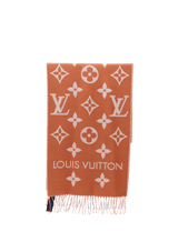 MONOGRAM FRINGE SCARF