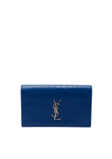 CROCO CASSANDRE CLUTCH