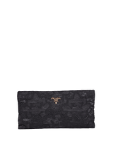 EMBROIDERED CLUTCH