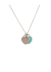 ''RETURN TO TIFFANY'' DOUBLE HEART TAG NECKLACE