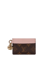 MONOGRAM LV CHARMS CARD HOLDER