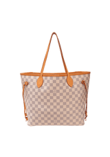 DAMIER AZUR NEVERFULL MM W/POUCH