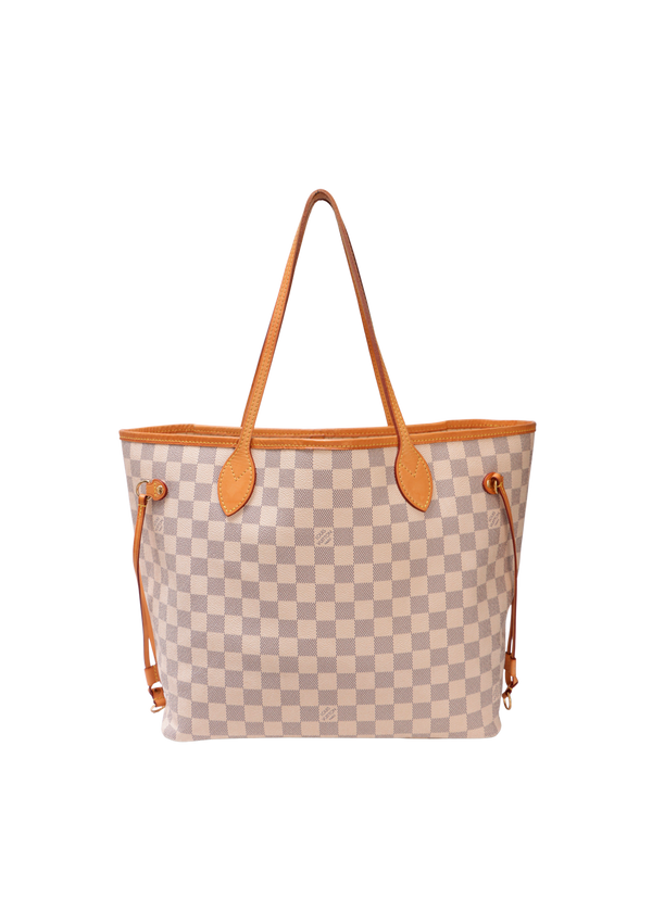 DAMIER AZUR NEVERFULL MM W/POUCH