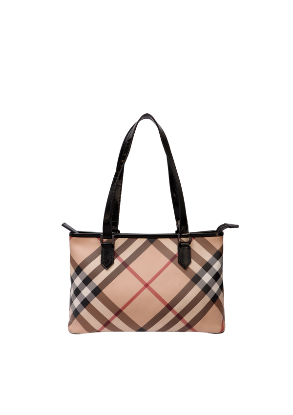 SUPER NOVA CHECK TOTE