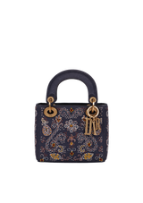 DENIM EMBROIDERED LADY DIOR