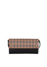VINTAGE CHECK HARRIS WALLET ON STRAP