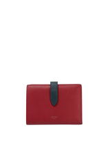 GRAINED CALFSKIN ACCORDION WALLET