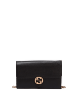 INTERLOCKING G DOLLAR CHAIN WALLET