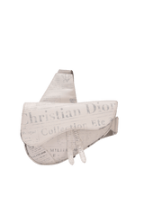 NEWSPAPER PRINT SADDLE SLING