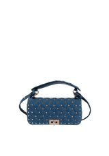 ROCKSTUD SPIKE TOP HANDLE BAG