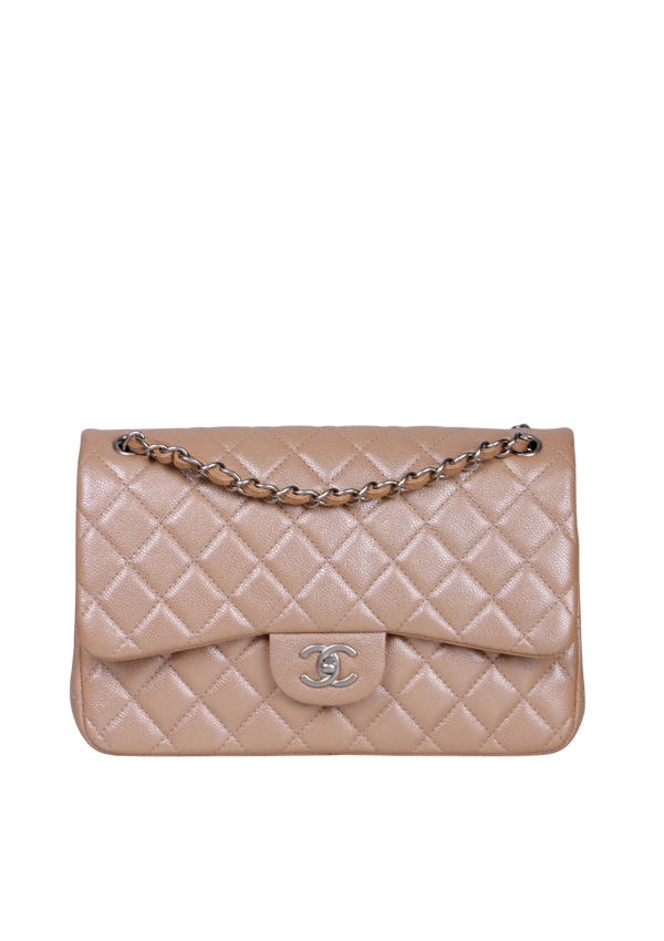 JUMBO CLASSIC DOUBLE FLAP CAVIAR
