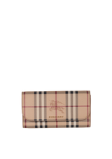 HAYMARKET CHECK CONTINENTAL WALLET