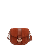 SUEDE GEORGIE SADDLE BAG