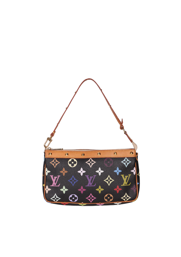 X TAKASHI MURAKAMI MONOGRAM MULTICOLORE POCHETTE ACCESSOIRES