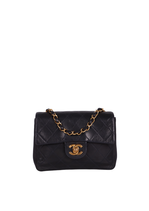 VINTAGE SQUARE MINI FLAP BAG