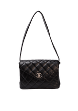 VINTAGE CC QUILTED ENVELOPE FLAP BAG