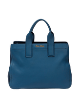 CARIBOU LEATHER SATCHEL