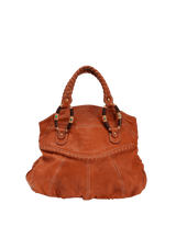 VINTAGE LEATHER BRAIDED BAG