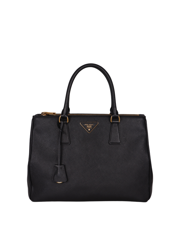 MEDIUM SAFFIANO LUX DOUBLE ZIP GALLERIA