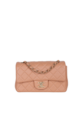 MINI RECTANGULAR CLASSIC SINGLE FLAP GOATSKIN