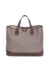 LARGE GG CANVAS OPHIDIA TOTE