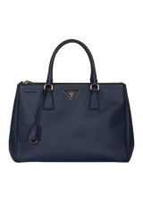 LARGE SAFFIANO LUX DOUBLE ZIP GALLERIA
