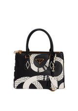 SMALL SAFFIANO SANKE DOUBLE ZIP GALLERIA