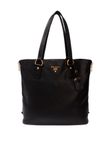VITELLO DAINO SIDE ZIP TOTE