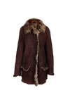FUR TRENCH COAT 38