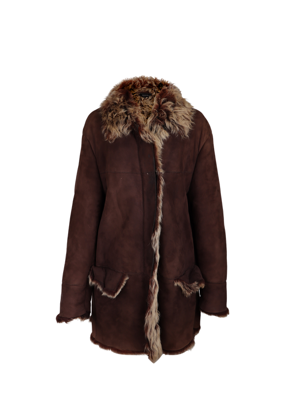 FUR TRENCH COAT 38