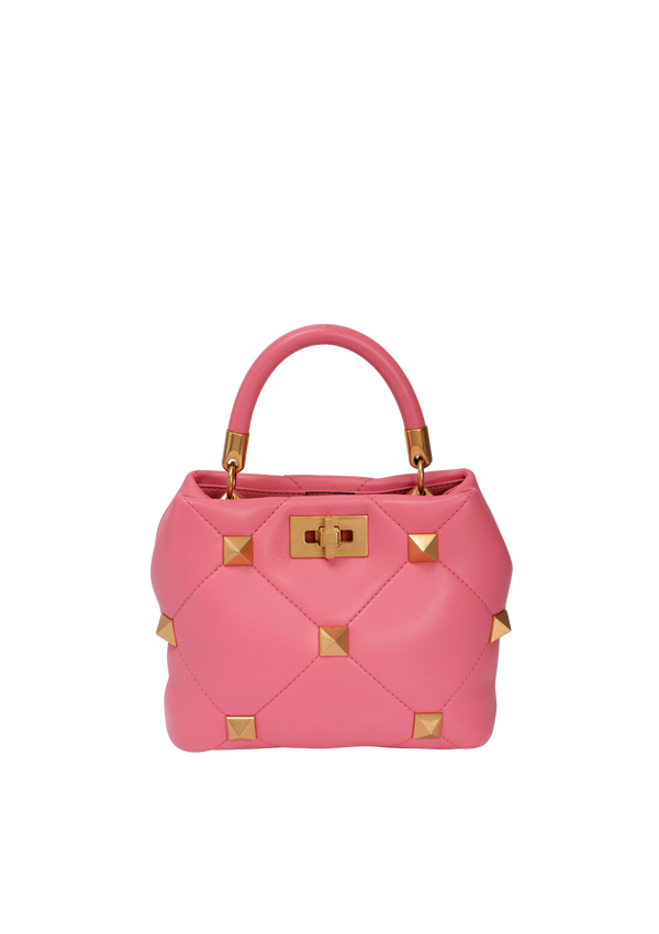 ROMAN STUD TOP HANDLE BAG