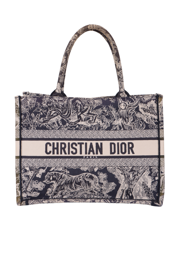 SMALL DIORIVIERA TOILE DE JOUY BOOK TOTE