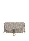MEDIUM OBLIQUE SADDLE WALLET ON CHAIN
