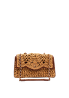 BOLSA ELIS BAGUETE JUMBO CROCHÊ NATURAL