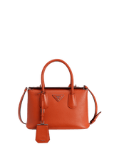 SMALL SAFFIANO CUIR DOUBLE BAG