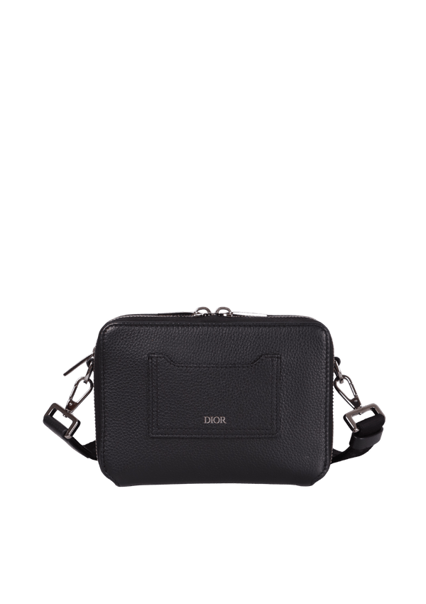 DOUBLE ZIP CROSSBODY POUCH