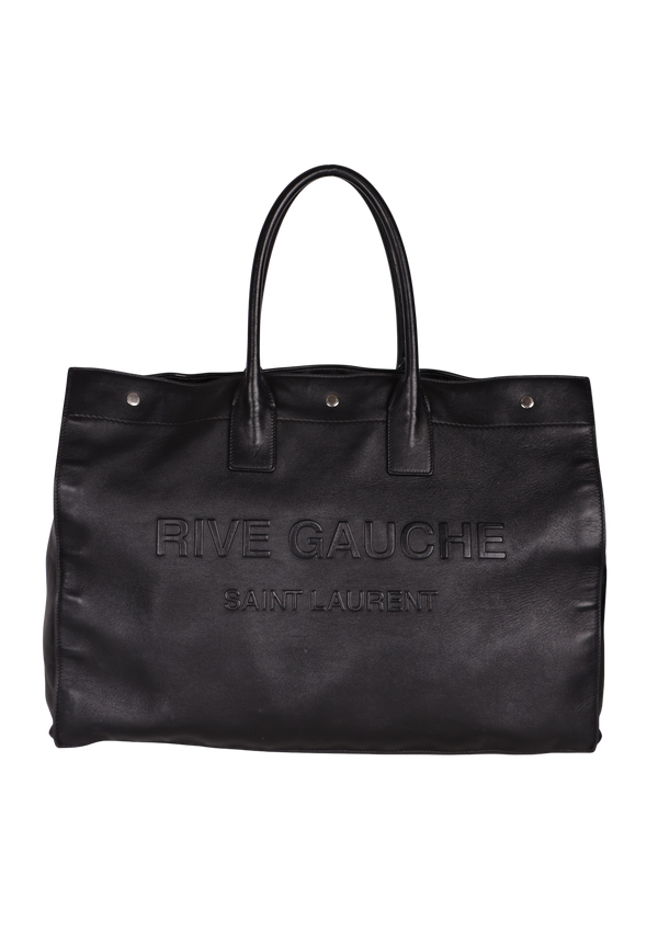 LARGE LEATHER RIVE GAUCHE TOTE