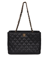 CC QUILTED SHOPPING TOTE