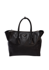 TWIN POCKET GLACE CALF TOTE