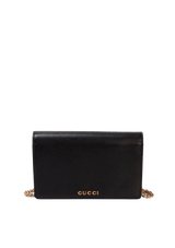 LEATHER WALLET ON CHAIN
