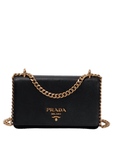 PATTINA TESSUTO SAFFIANO FLAP BAG