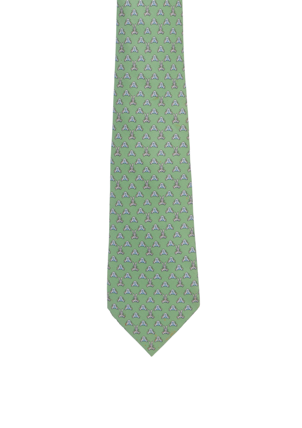 PRINTED SILK TIE