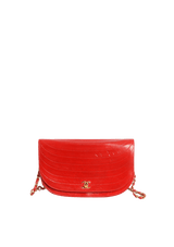 VINTAGE CC CRESCENT FLAP BAG