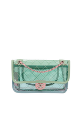 MEDIUM COCO SPLASH PVC FLAP BAG