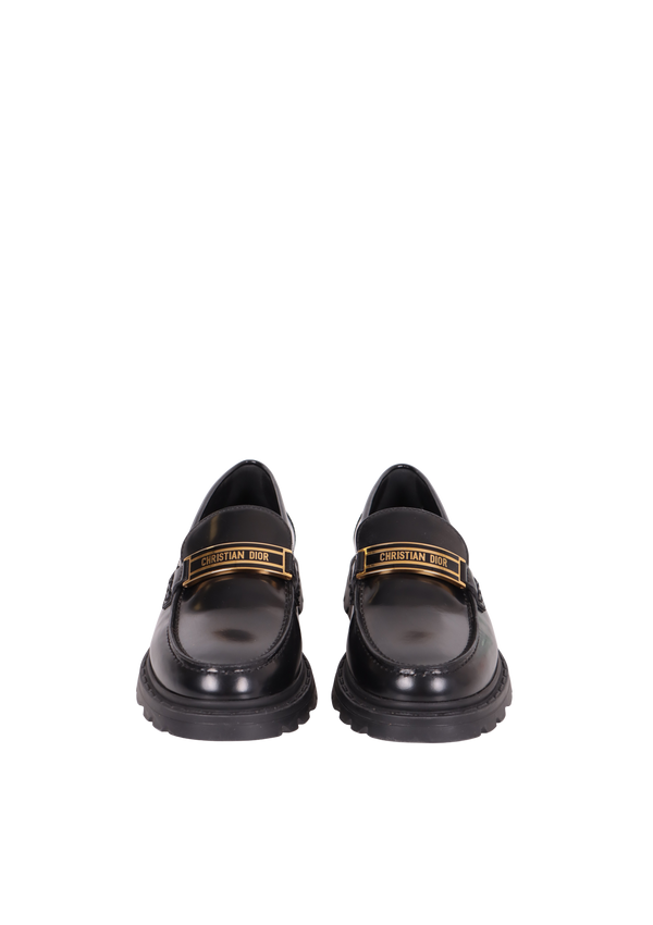 LEATHER BOY LOAFERS 37.5